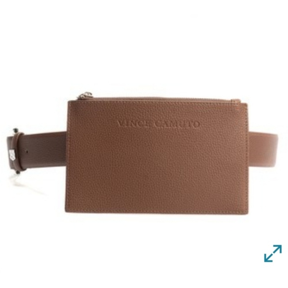 VINCE CAMUTO VC Signature Logo Belt Bag. Brown
